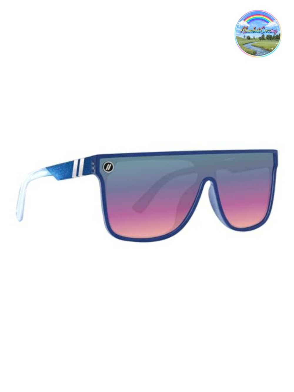 Polarized Shield Sunglasses with Flat-Top Design, UV Protection, Unisex